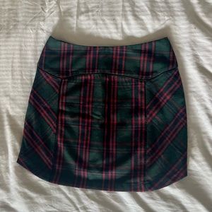 Free People plaid skirt